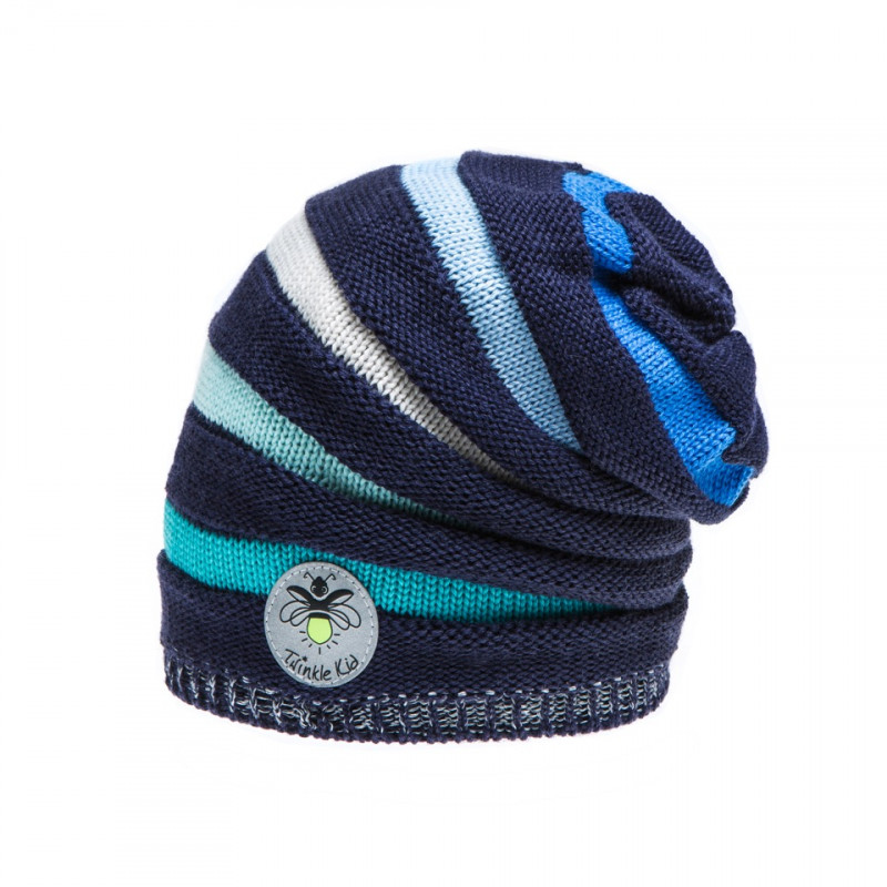 Rainbow Beanie Blue Aqua