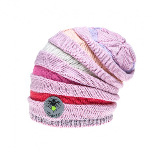 Rainbow Beanie Rosa