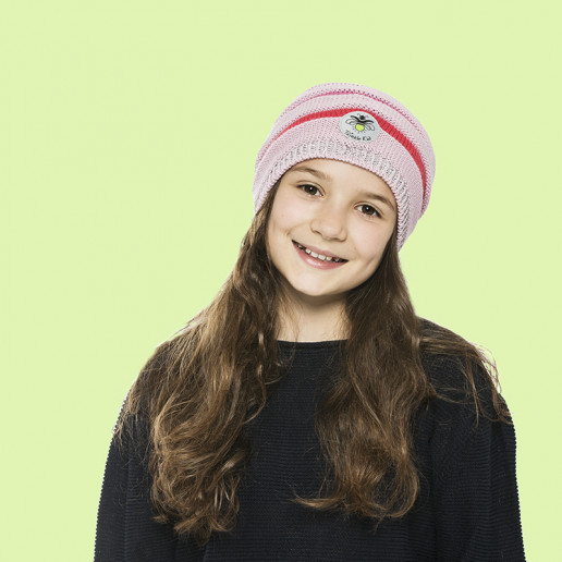 Rainbow Beanie Rosa