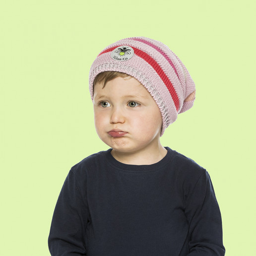 Rainbow Beanie Rosa