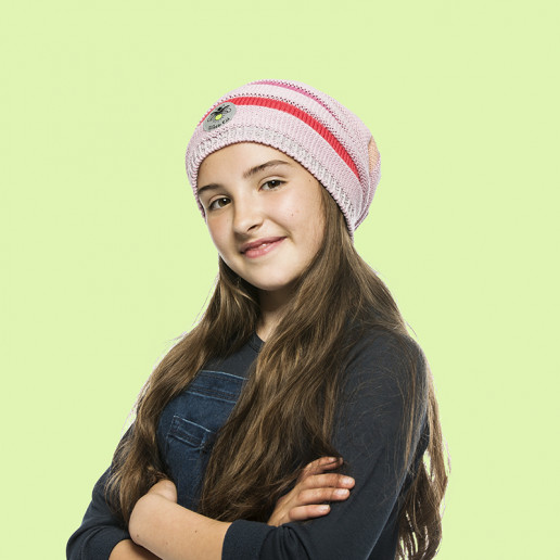 Rainbow Beanie Rosa