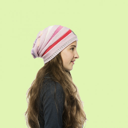 Rainbow Beanie Rosa